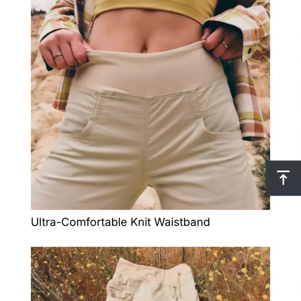 Prana Rust High-Waisted Pants - Picture 4 of 15